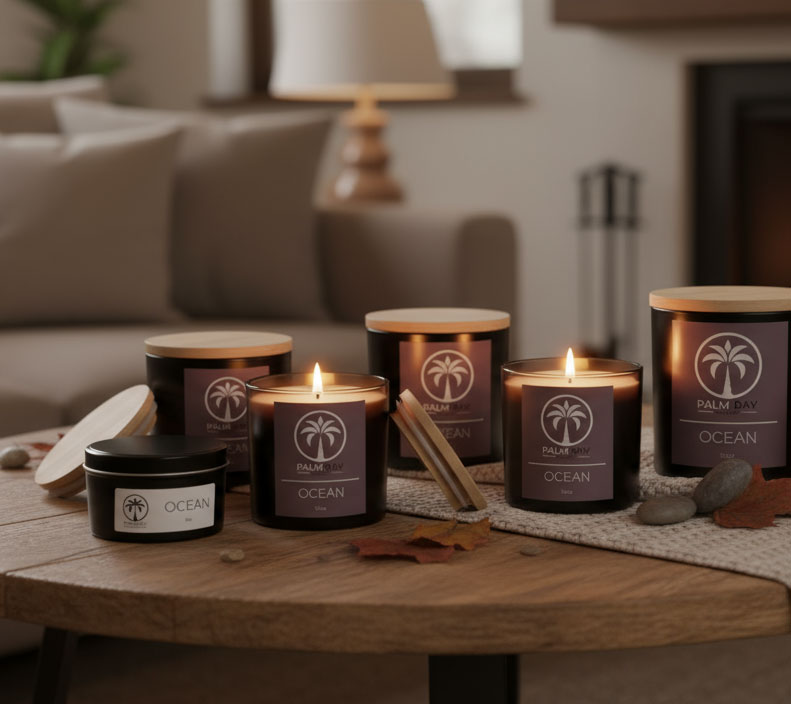 Illuminate Your Space with Palm Bay Beauty’s New Aromatherapy Candles