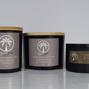 Bougie parfumée - Tabac à la cardamome